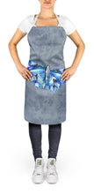 Load image into Gallery viewer, Butterfly on Gray Apron – Artist-Designed Kitchen, BBQ &amp; Craft Apron