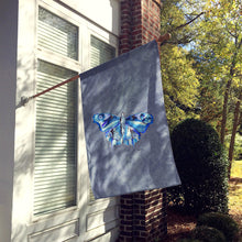 Load image into Gallery viewer, Butterfly on Gray Flag Canvas House Size