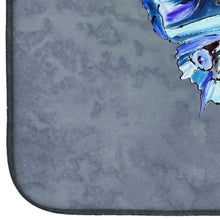 Load image into Gallery viewer, Butterfly on Gray Dish Drying Mat – Absorbent, Artistic Kitchen Essentials 8856DDM