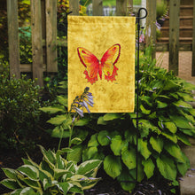 Load image into Gallery viewer, Butterfly on Yellow Garden Flag – Decorative Outdoor Yard Flag