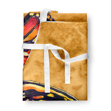 Load image into Gallery viewer, Butterfly on Gold Apron – Artist-Designed Kitchen, BBQ &amp; Craft Apron