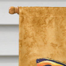 Load image into Gallery viewer, Butterfly on Gold Flag Canvas House Size