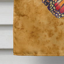 Load image into Gallery viewer, Butterfly on Gold Flag Canvas House Size