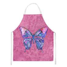 Load image into Gallery viewer, Butterfly on Pink Apron – Artist-Designed Kitchen, BBQ &amp; Craft Apron