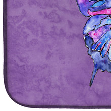 Load image into Gallery viewer, Butterfly on Purple Dish Drying Mat – Absorbent, Artistic Kitchen Essentials 8860DDM