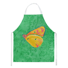 Load image into Gallery viewer, Butterfly Orange on Green Apron – Artist-Designed Kitchen, BBQ &amp; Craft Apron