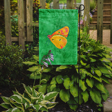 Load image into Gallery viewer, Butterfly Orange on Green Garden Flag – Decorative Outdoor Yard Flag