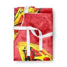 Load image into Gallery viewer, Butterfly on Red Apron – Artist-Designed Kitchen, BBQ &amp; Craft Apron