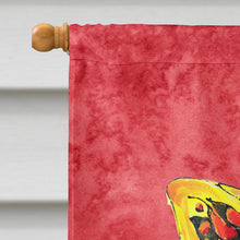 Load image into Gallery viewer, Butterfly on Red Flag Canvas House Size