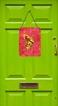 Load image into Gallery viewer, Butterfly on Red Aluminium Metal Wall or Door Hanging Prints