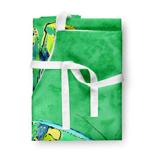 Load image into Gallery viewer, Butterfly Green on Green Apron – Artist-Designed Kitchen, BBQ &amp; Craft Apron