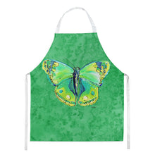 Load image into Gallery viewer, Butterfly Green on Green Apron – Artist-Designed Kitchen, BBQ &amp; Craft Apron