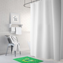 Load image into Gallery viewer, Butterfly Green on Green Machine Washable Memory Foam Mat 8863RUG