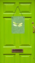 Load image into Gallery viewer, Dragonfly on Avacado Aluminium Metal Wall or Door Hanging Prints