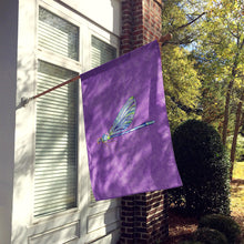 Load image into Gallery viewer, Dragonfly on Purple Flag Canvas House Size