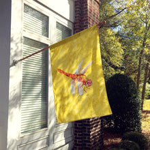 Load image into Gallery viewer, Dragonfly on Yellow Flag Canvas House Size