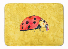 Load image into Gallery viewer, Lady Bug on Yellow Machine Washable Memory Foam Mat 8867RUG
