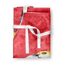 Load image into Gallery viewer, Lady Bug on Red Apron – Artist-Designed Kitchen, BBQ &amp; Craft Apron