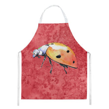 Load image into Gallery viewer, Lady Bug on Red Apron – Artist-Designed Kitchen, BBQ &amp; Craft Apron