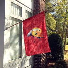 Load image into Gallery viewer, Lady Bug on Red Flag Canvas House Size