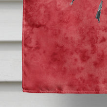 Load image into Gallery viewer, Lady Bug on Red Flag Canvas House Size