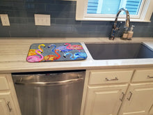 Load image into Gallery viewer, Flamingo Six Senses Dish Drying Mat – Absorbent, Artistic Kitchen Essentials 8871DDM