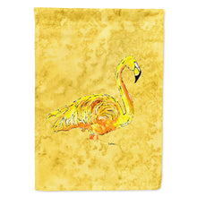 Load image into Gallery viewer, Flamingo on Yellow Flag Canvas House Size