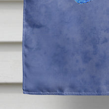 Load image into Gallery viewer, Flamingo On Slate Blue Flag Canvas House Size