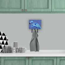 Load image into Gallery viewer, Flamingo On Slate Blue Leash or Key Holder
