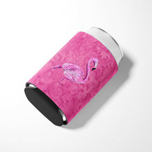 Load image into Gallery viewer, Flamingo on Pink Can or Bottle Beverage Insulator Hugger