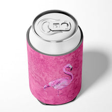 Load image into Gallery viewer, Flamingo on Pink Can or Bottle Beverage Insulator Hugger