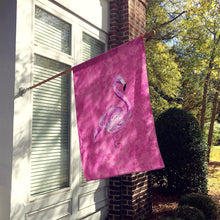 Load image into Gallery viewer, Flamingo on Pink Flag Canvas House Size