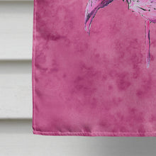 Load image into Gallery viewer, Flamingo on Pink Flag Canvas House Size