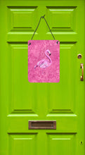 Load image into Gallery viewer, Flamingo on Pink Aluminium Metal Wall or Door Hanging Prints