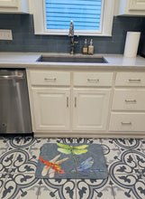 Load image into Gallery viewer, Dragonfly Times Three Machine Washable Memory Foam Mat 8878RUG