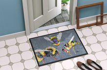Load image into Gallery viewer, Bee Bees Times Three Doormat - 24x36 Decorative Floor Mat – Indoor/Outdoor Rug