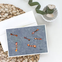 Load image into Gallery viewer, Ants Greeting Cards -  Blank Note Cards – 8-Pack of Artist-Designed Cards with Envelopes