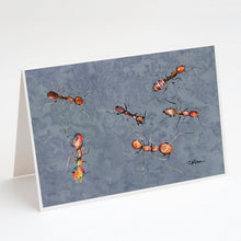 Load image into Gallery viewer, Ants Greeting Cards -  Blank Note Cards – 8-Pack of Artist-Designed Cards with Envelopes