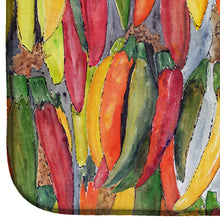 Load image into Gallery viewer, Hot Peppers Dish Drying Mat – Absorbent, Artistic Kitchen Essentials 8893DDM