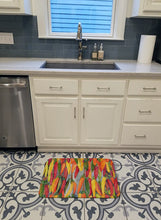 Load image into Gallery viewer, Hot Peppers Machine Washable Memory Foam Mat 8893RUG