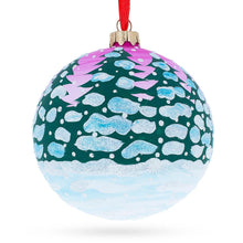 Load image into Gallery viewer, Three Little Pigs Glass Ball Christmas Ornament 4 Inches