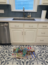 Load image into Gallery viewer, Blue Crabby Bottles of Barqs Rootbeer Machine Washable Memory Foam Mat 8914RUG