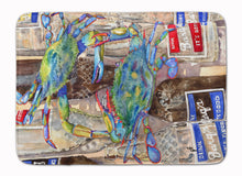 Load image into Gallery viewer, Blue Crabby Bottles of Barqs Rootbeer Machine Washable Memory Foam Mat 8914RUG