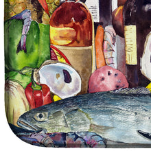 Load image into Gallery viewer, Wine and Speckled Trout Dish Drying Mat – Absorbent, Artistic Kitchen Essentials 8916DDM