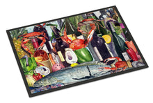 Load image into Gallery viewer, Wine and Speckled Trout Doormat - 24x36 Decorative Floor Mat – Indoor/Outdoor Rug