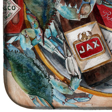 Load image into Gallery viewer, New Orleans Beers and Crabs Dish Drying Mat – Absorbent, Artistic Kitchen Essentials 8919DDM