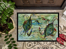 Load image into Gallery viewer, Blue Crab Standoff Doormat - 24x36 Decorative Floor Mat – Indoor/Outdoor Rug