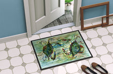 Load image into Gallery viewer, Blue Crab Standoff Doormat - 24x36 Decorative Floor Mat – Indoor/Outdoor Rug