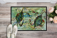 Load image into Gallery viewer, Blue Crab Standoff Doormat - 18x27 Decorative Floor Mat – Indoor/Outdoor Rug with Artistic Flair