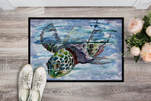 Load image into Gallery viewer, Loggerhead Turtle in a Dive Doormat - 24x36 Decorative Floor Mat – Indoor/Outdoor Rug